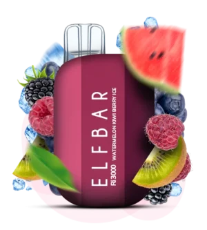 Одноразовая Pod-система Elf Bar Ri3000 Watermelon kiwi berry ice